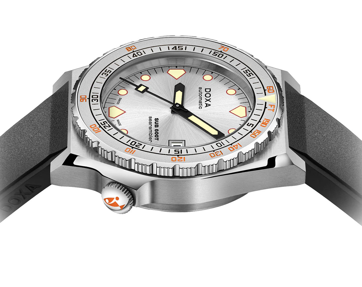 Doxa Watch SUB 600T Searambler Rubber D - Image 3