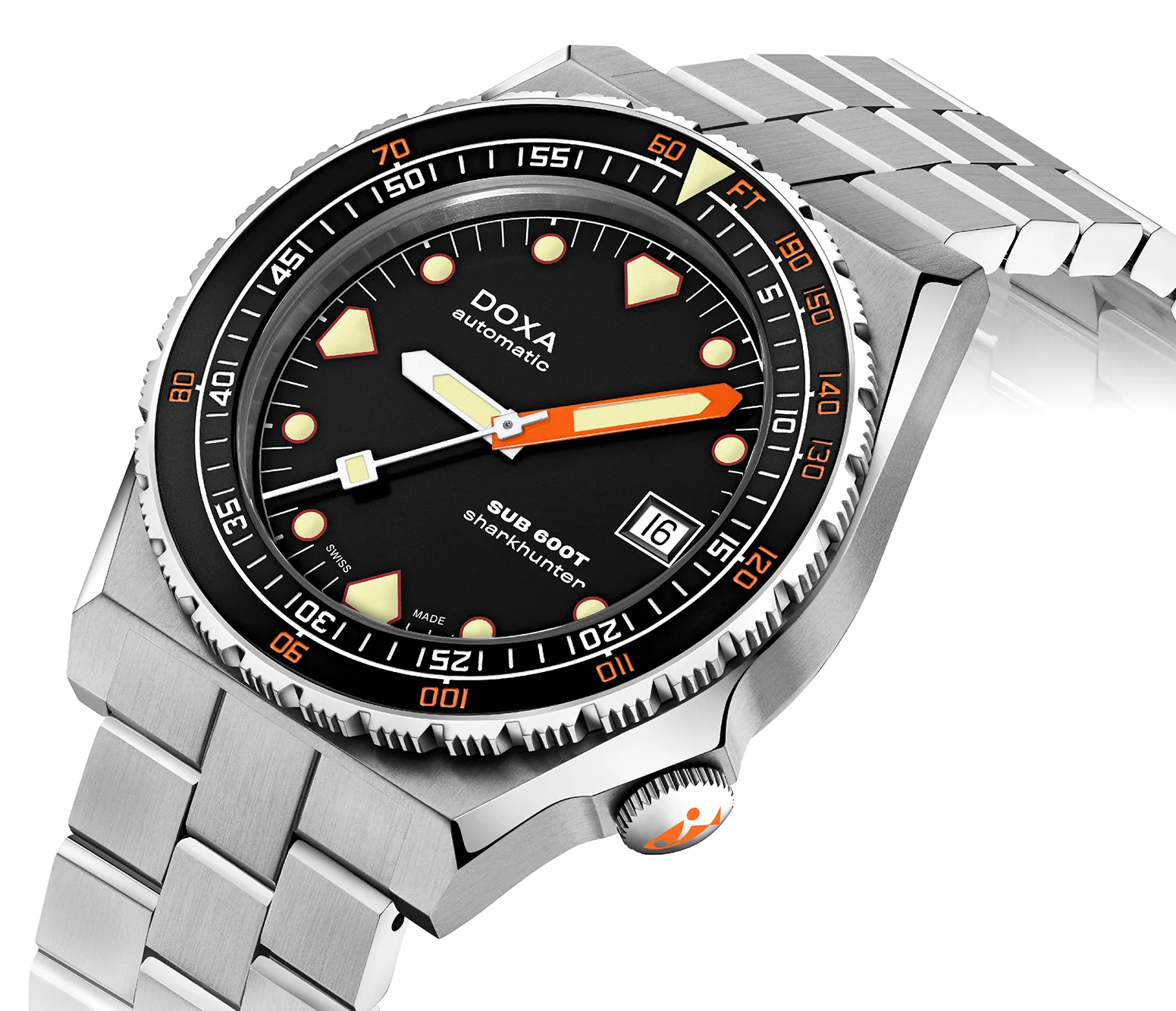 Doxa SUB 600T Sharkhunter Bracelet Watch - Image 2