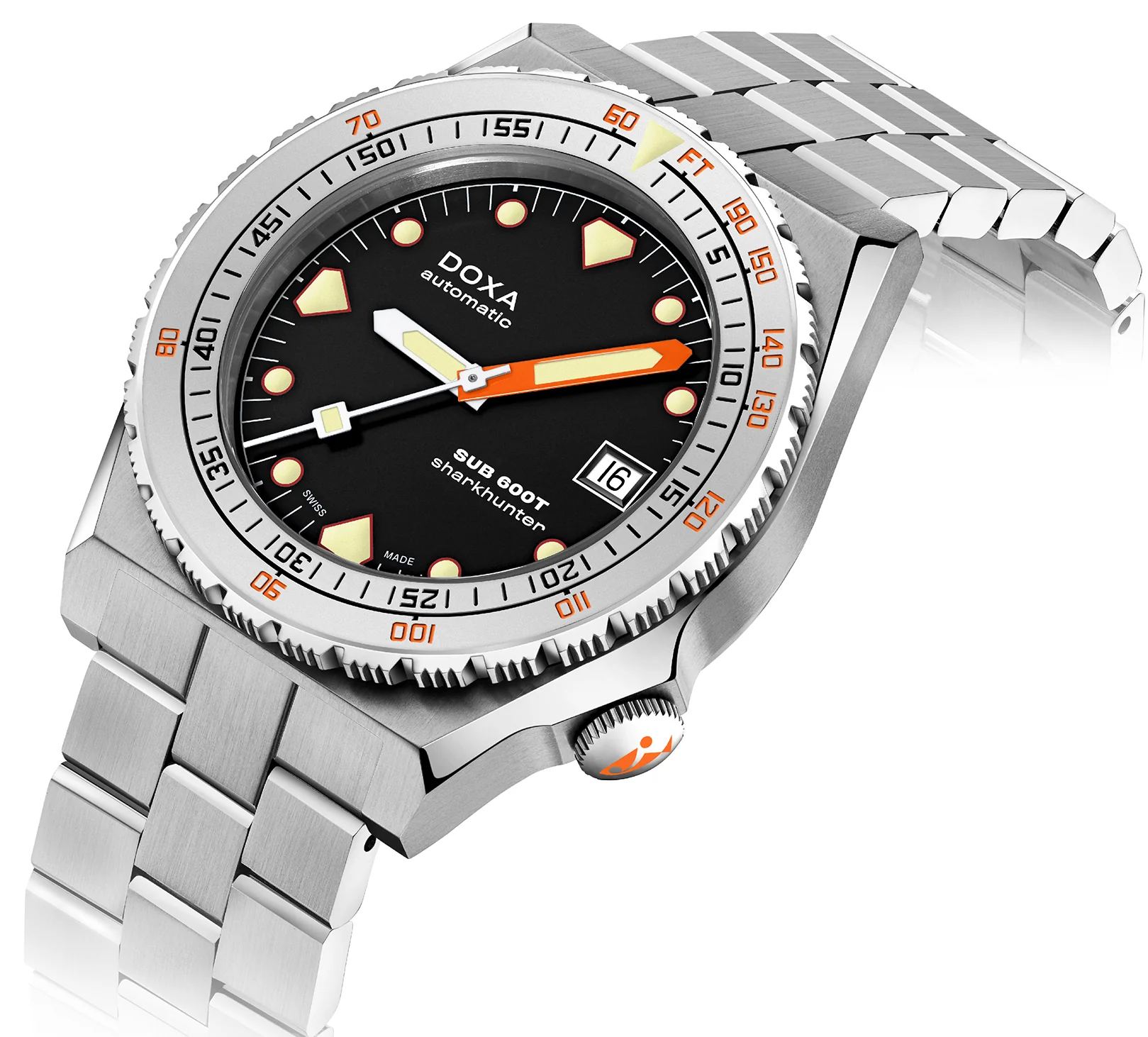 Doxa SUB 600T Sharkhunter Bracelet Watch - Image 2