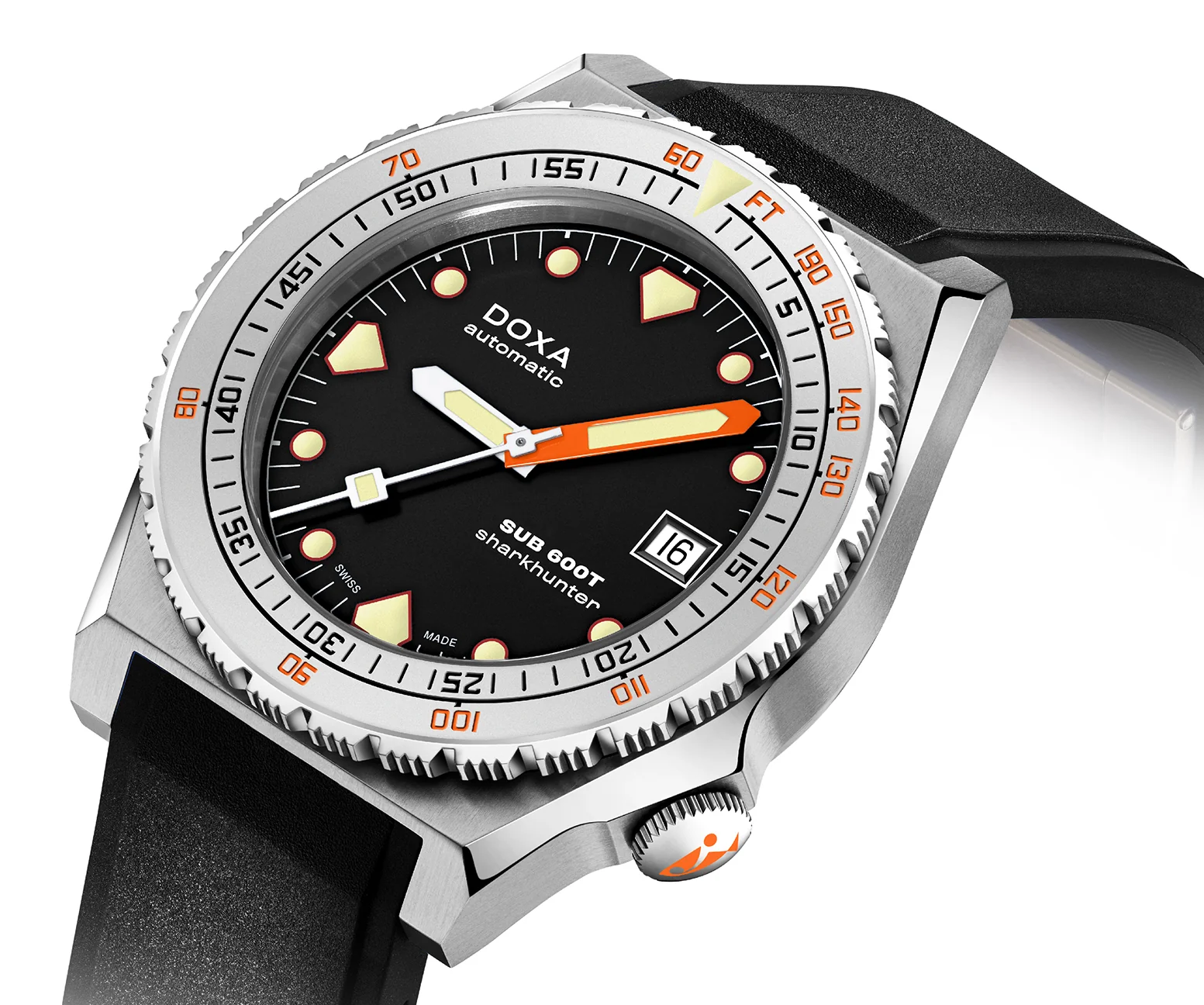 Doxa Watch SUB 600T Sharkhunter Rubber - Image 2