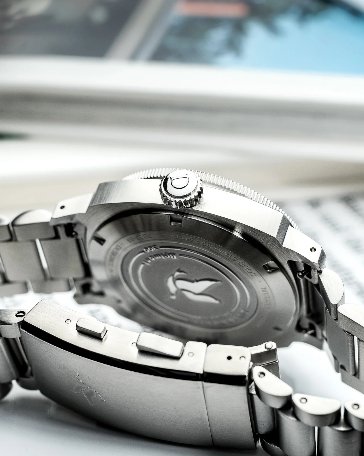 Duckworth Prestex Belmont Dive Green Bracelet Watch - Image 7