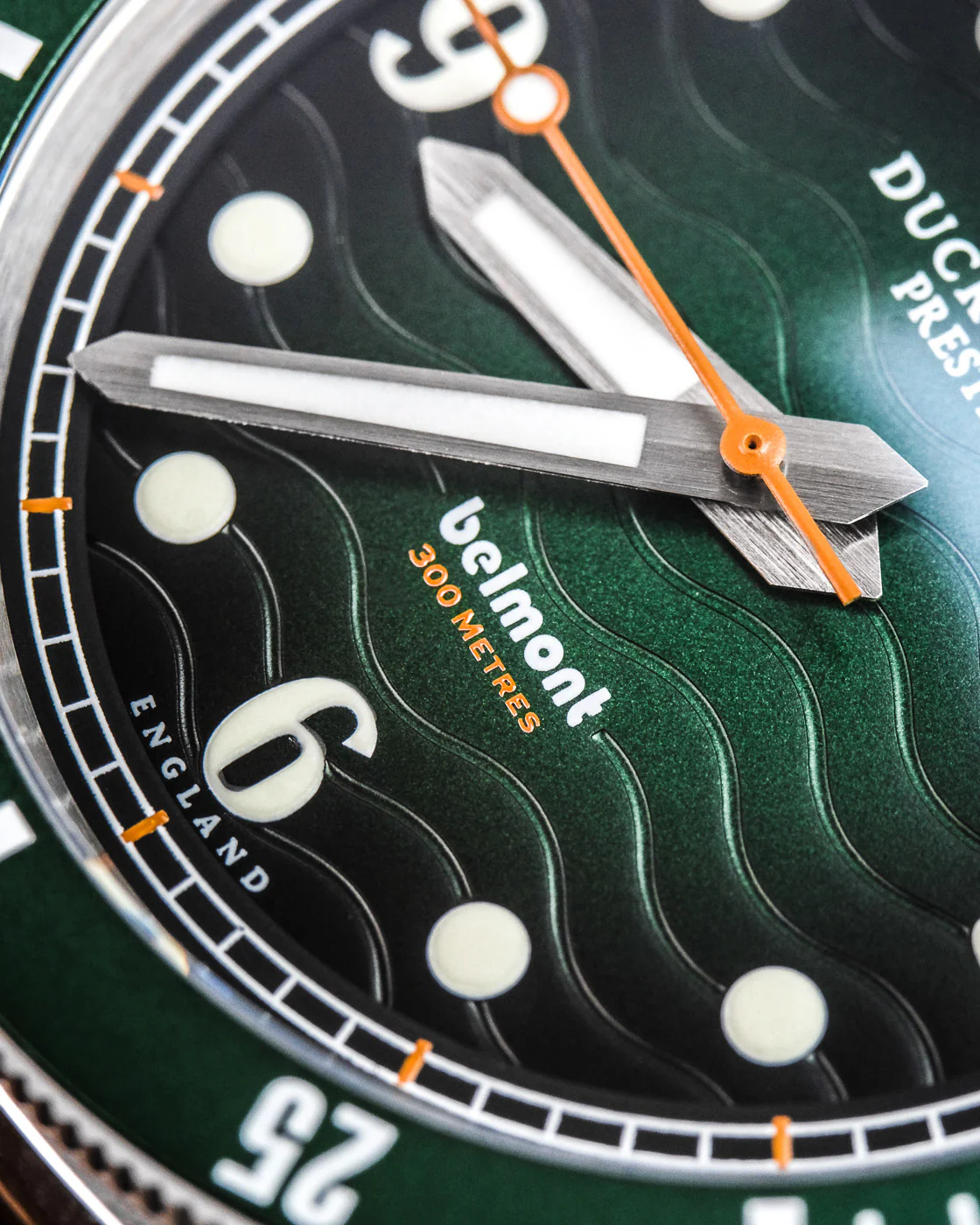 Duckworth Prestex Belmont Dive Green Green Rubber Watch - Image 5