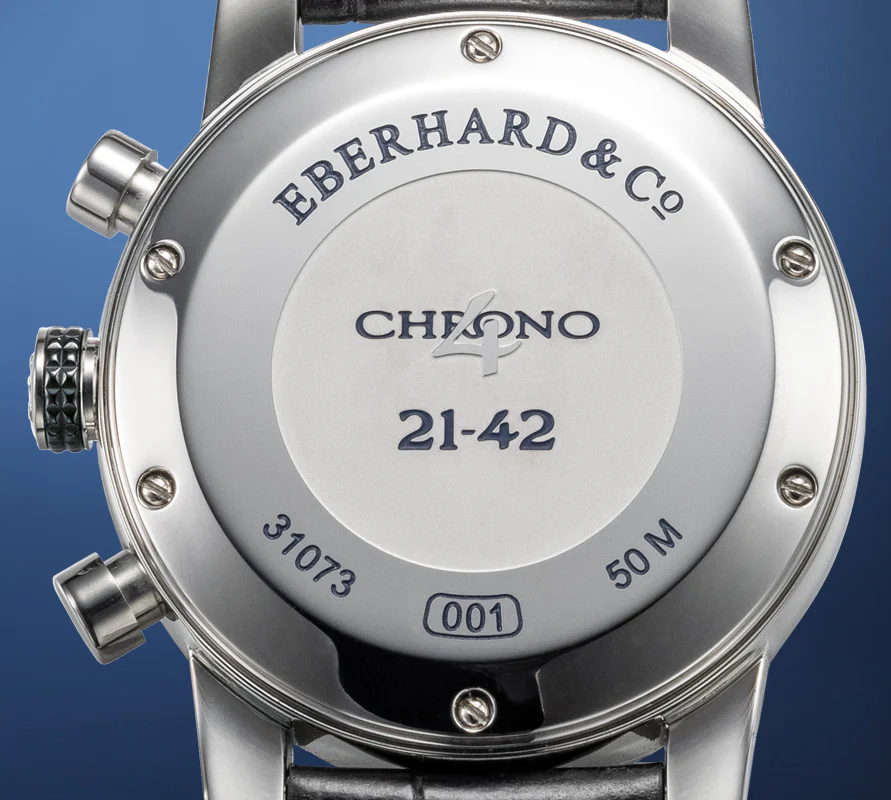 Eberhard & Co Chrono 4 21-42 Rubber Watch - Image 3