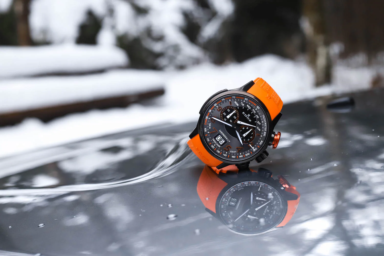 Edox Chronorally Chronograph Watch - Image 7