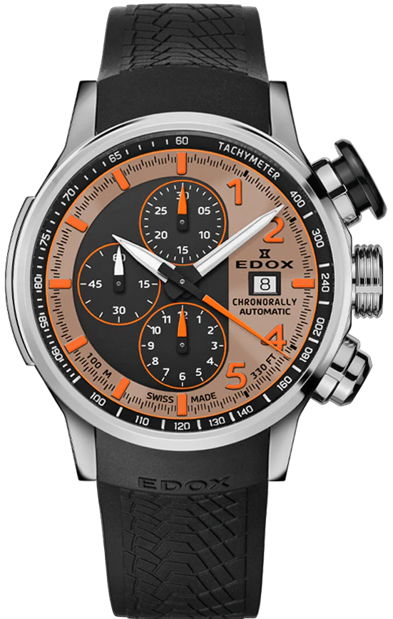 Edox Chronorally Chronograph Titinium