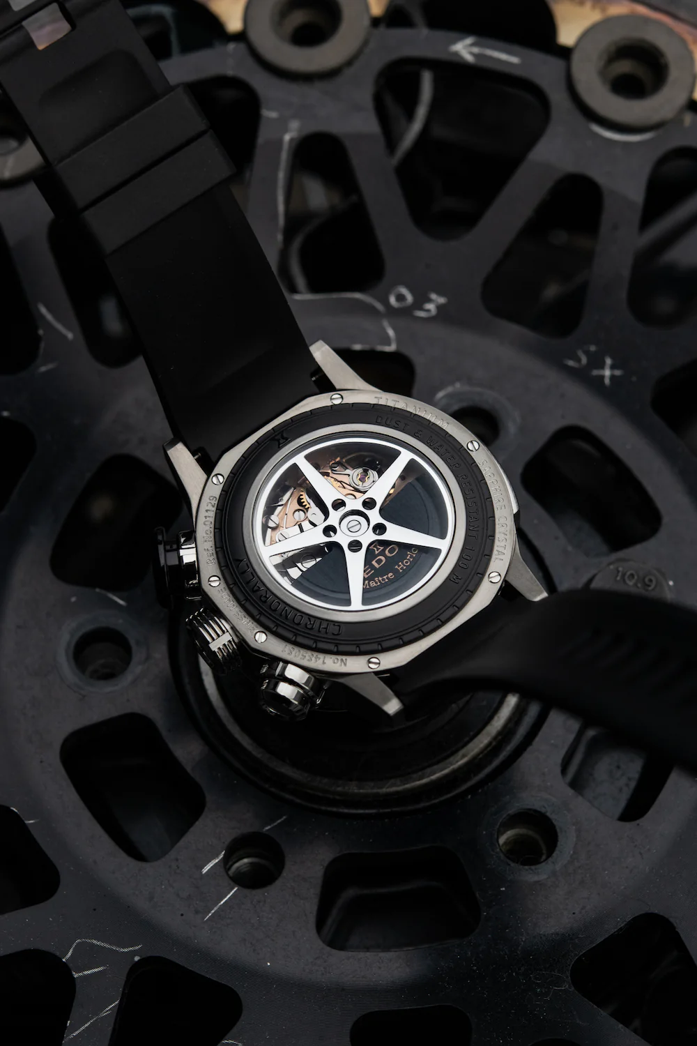 Edox Chronorally Chronograph Titinium - Image 2