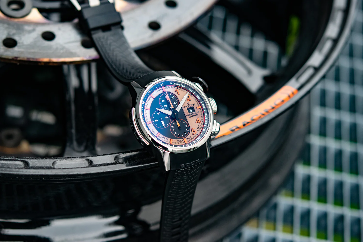 Edox Chronorally Chronograph Titinium - Image 6