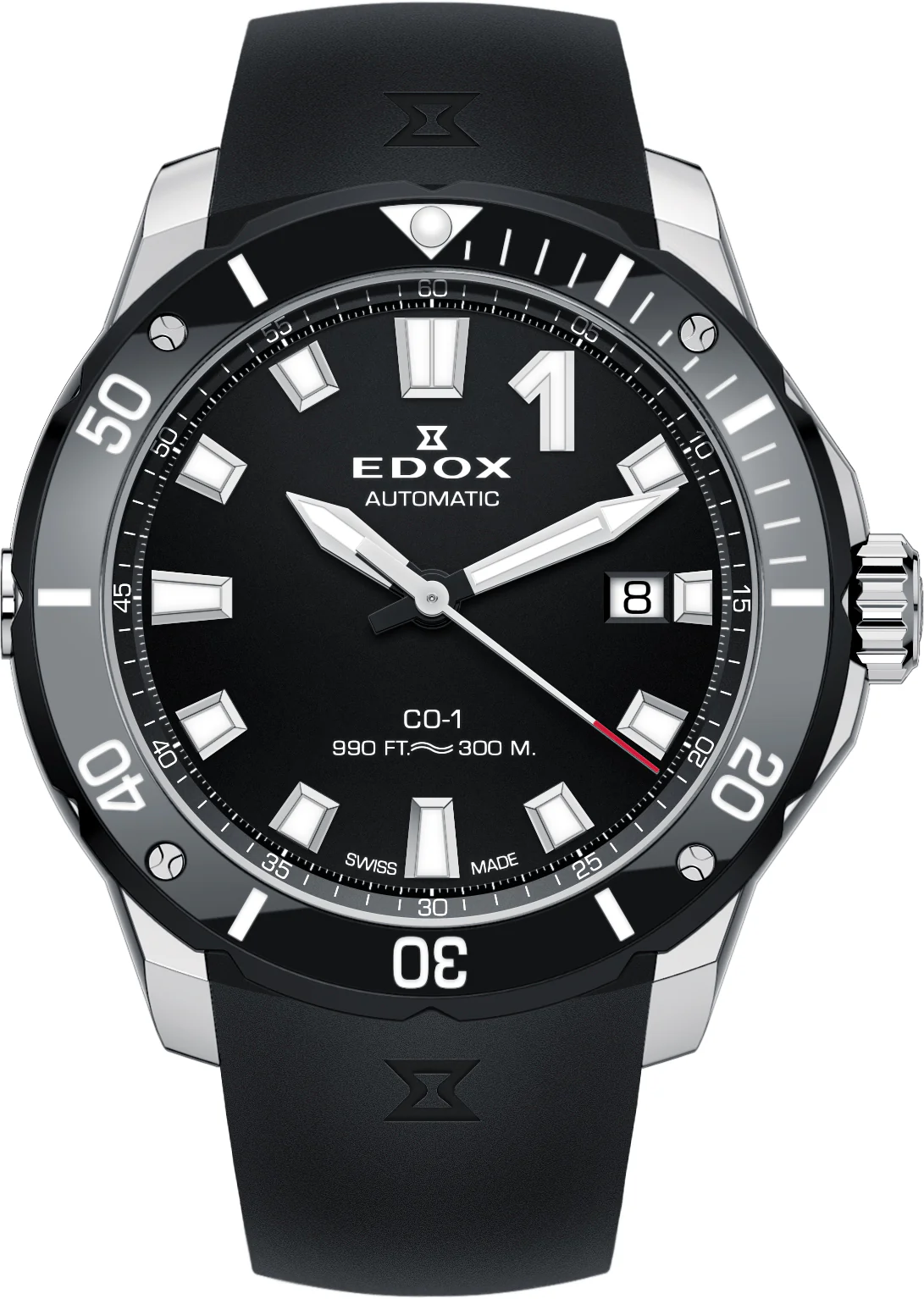 Edox Watch CO-1 Automatic 3 Hands D