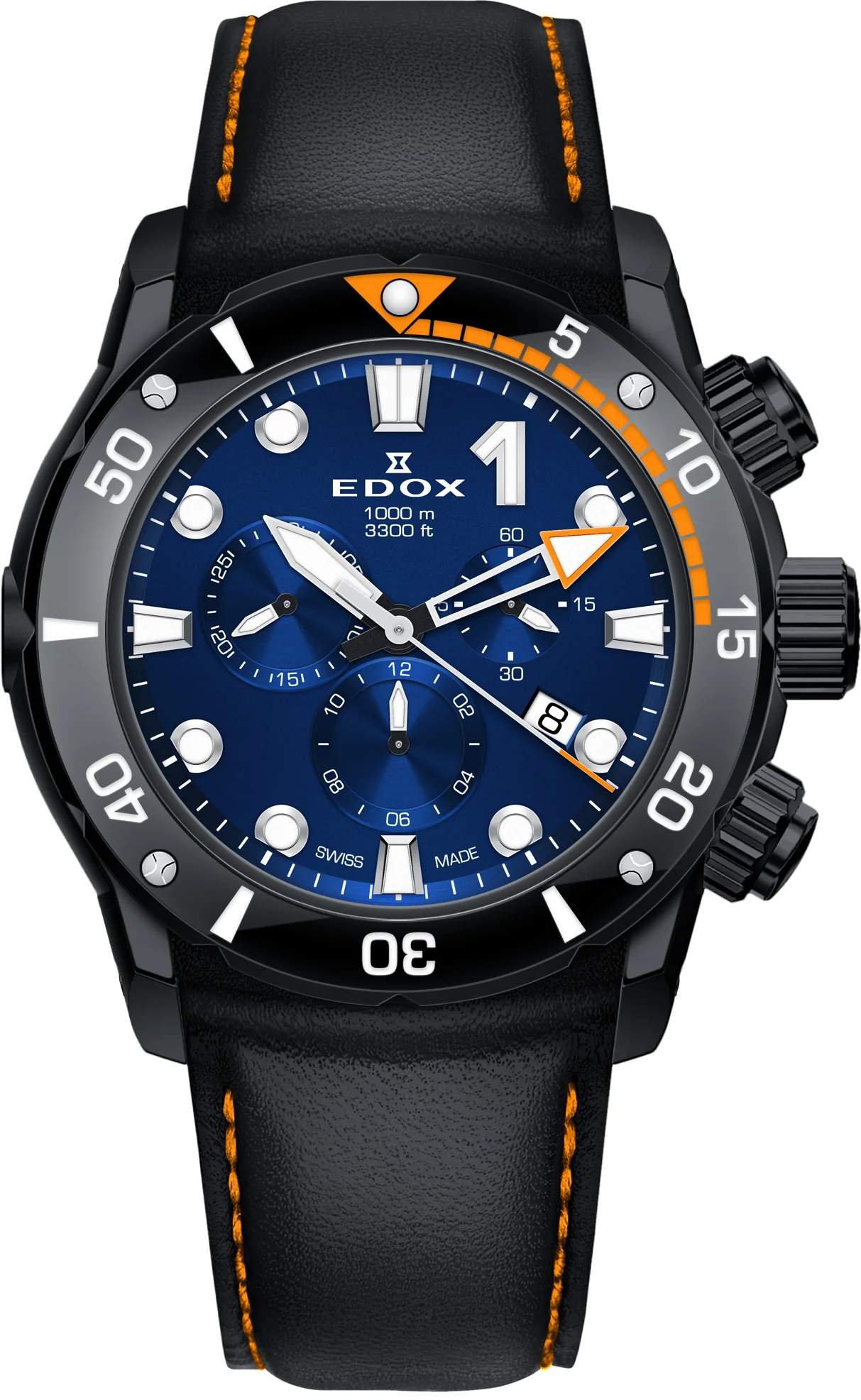 Edox Watch CO-1 Chrono Quartz