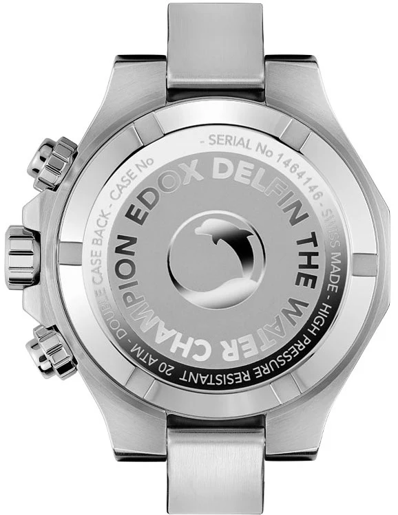 Edox Delfin Bracelet Mens Watch - Image 2