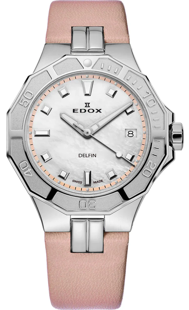 Edox Watch Delfin Diver Date Lady