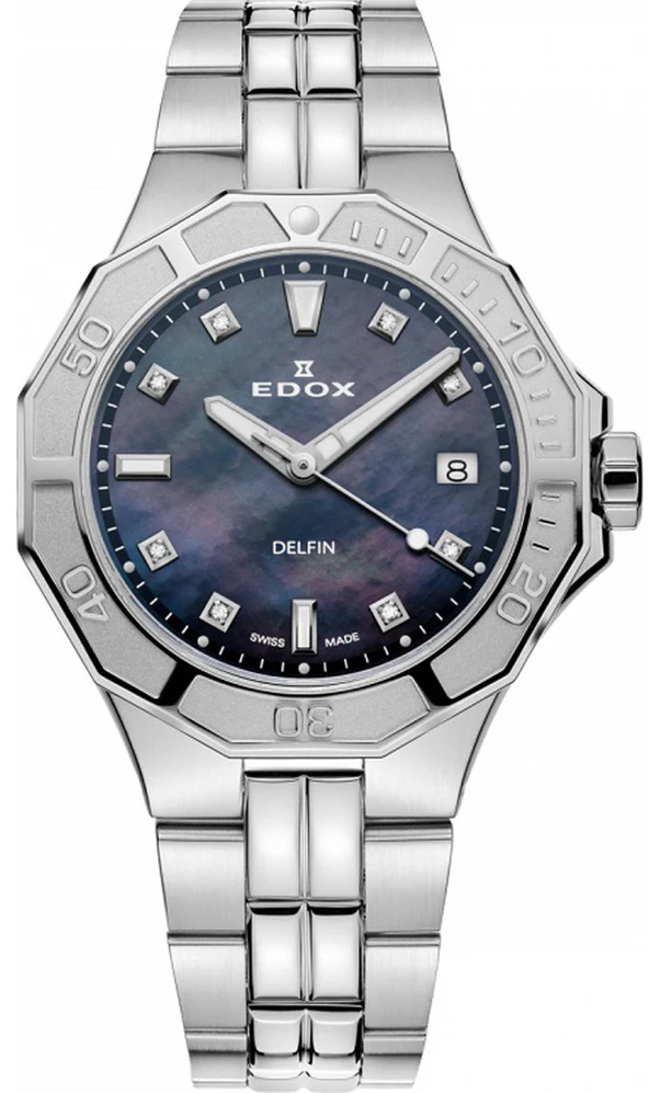 Edox Delfin Diver Date Lady Watch