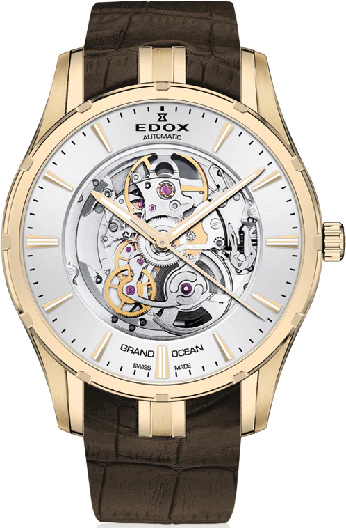 Edox Watch Grand Ocean Automatic Skeleton
