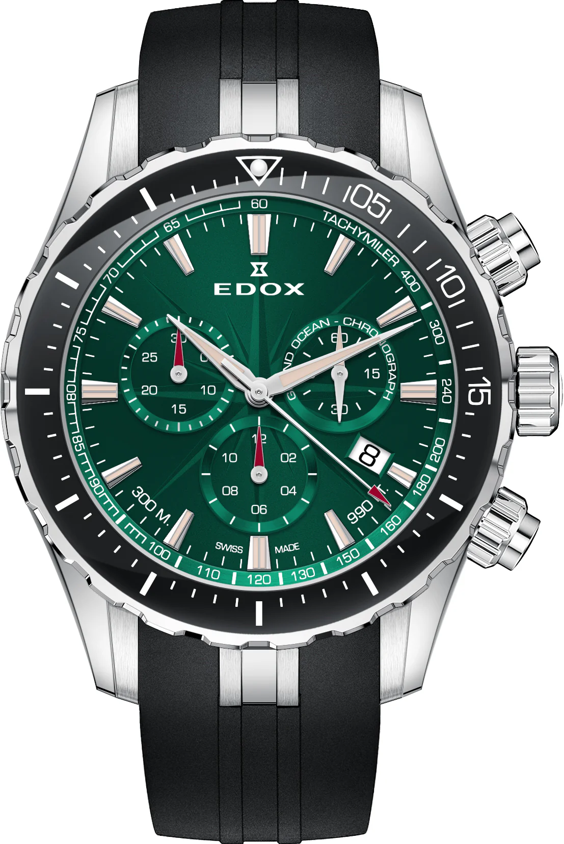 Edox Watch Grand Ocean Quartz Chrono
