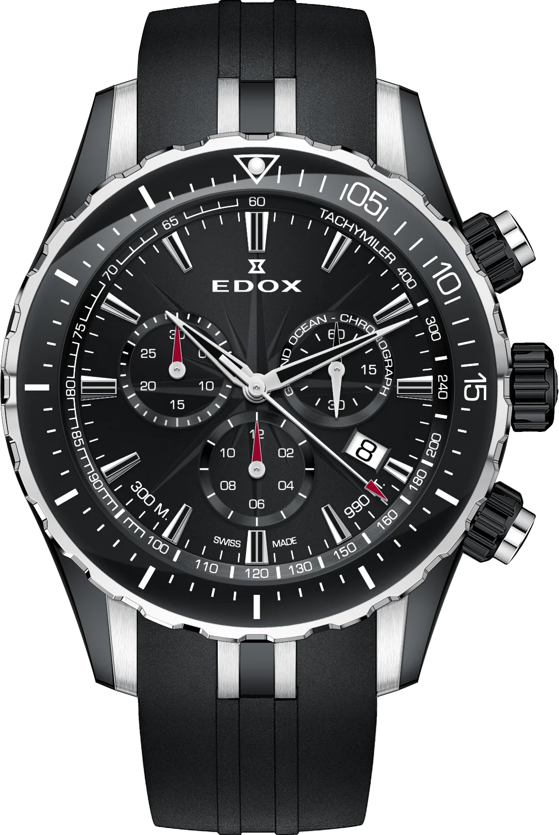 Edox Watch Grand Ocean Quartz Chrono