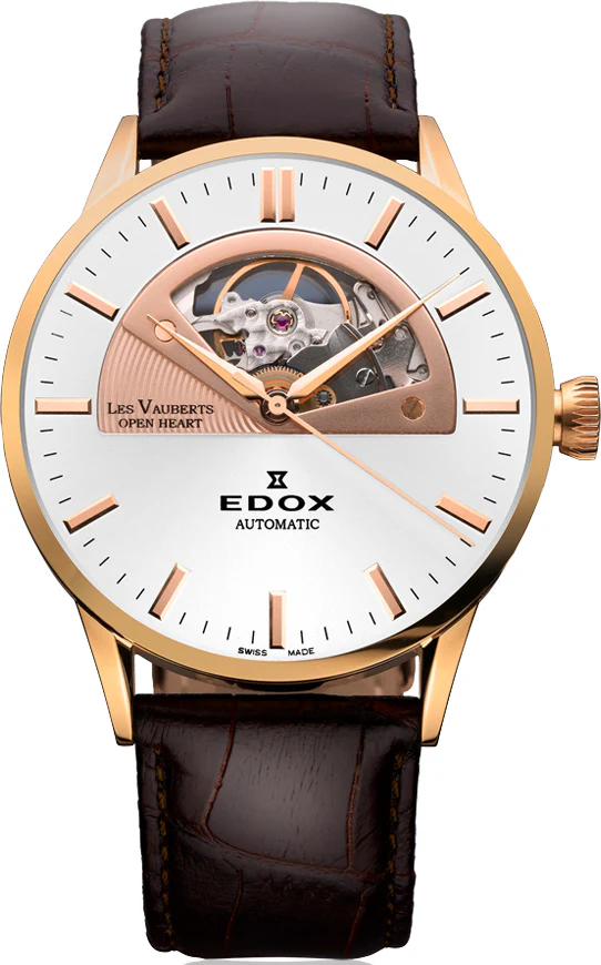 Edox Watch Les Vauberts Open Heart Automatic