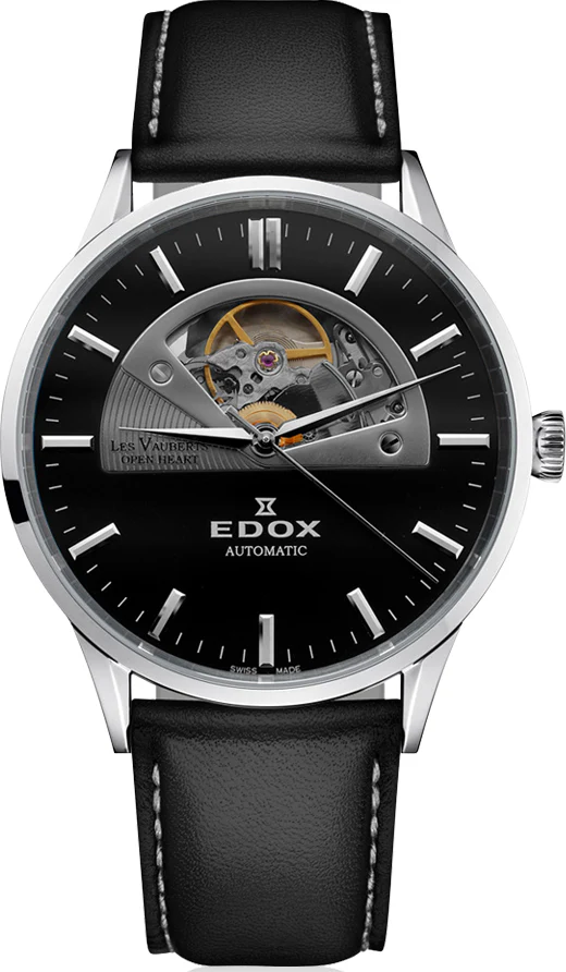 Edox Watch Les Vauberts Open Heart Automatic