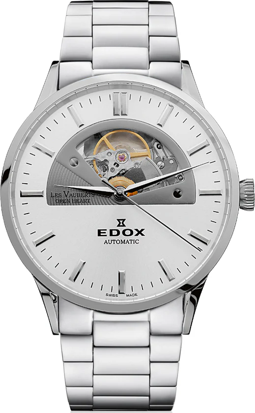 Edox Watch Les Vauberts Open Heart Automatic