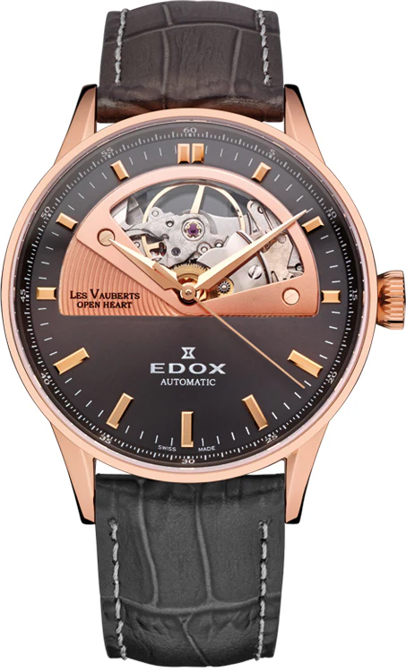 Edox Watch Les Vauberts Open Heart Automatic