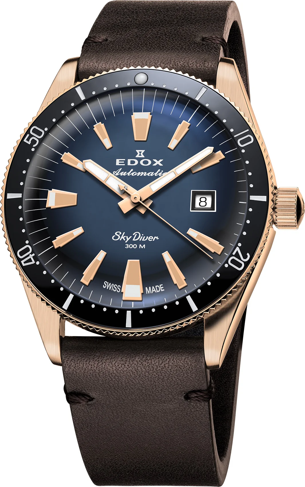 Edox SkyDiver Date Automatic Watch