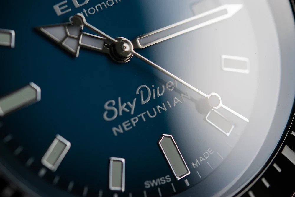 Edox Skydiver Neptunian Automatic 3 Hands Watch - Image 8