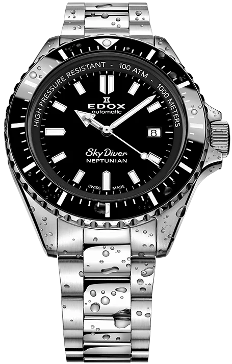 Edox Skydiver Neptunian Automatic 3 Hands Watch - Image 2