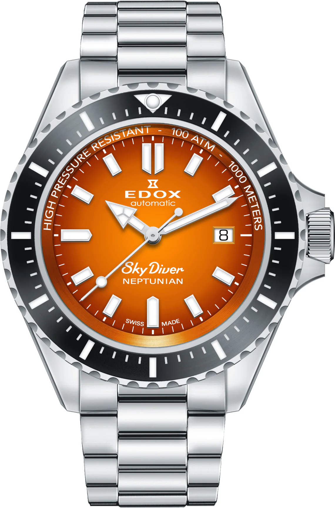 Edox Watch Skydiver Neptunian Automatic D
