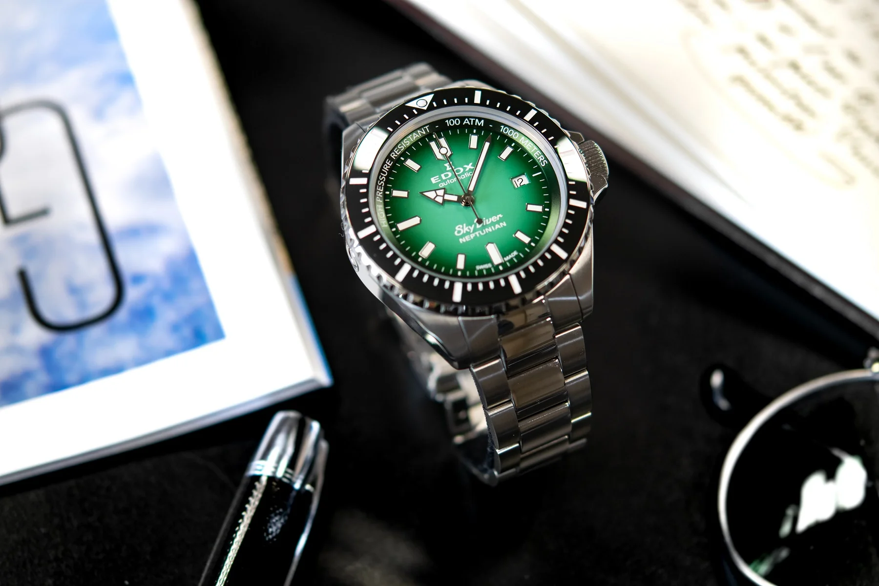 Edox Watch Skydiver Neptunian Automatic - Image 6
