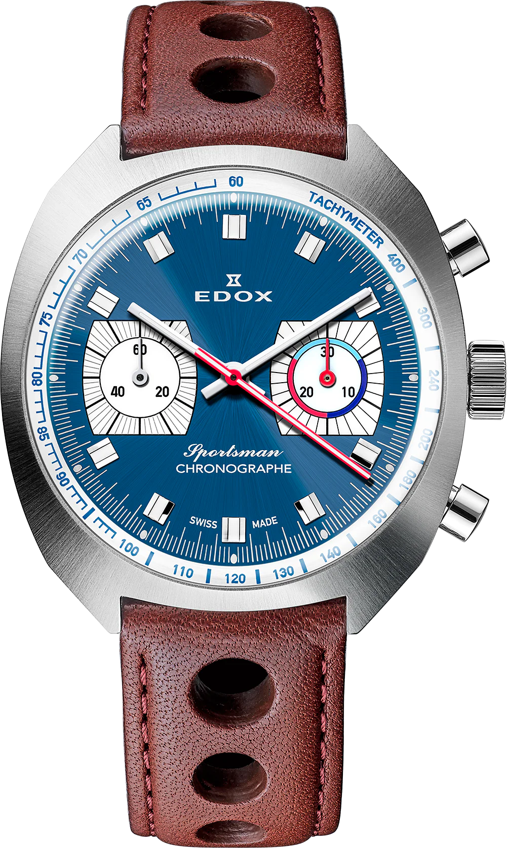Edox Sportsman Chronographe Automatic Blue Limited Edition Watch