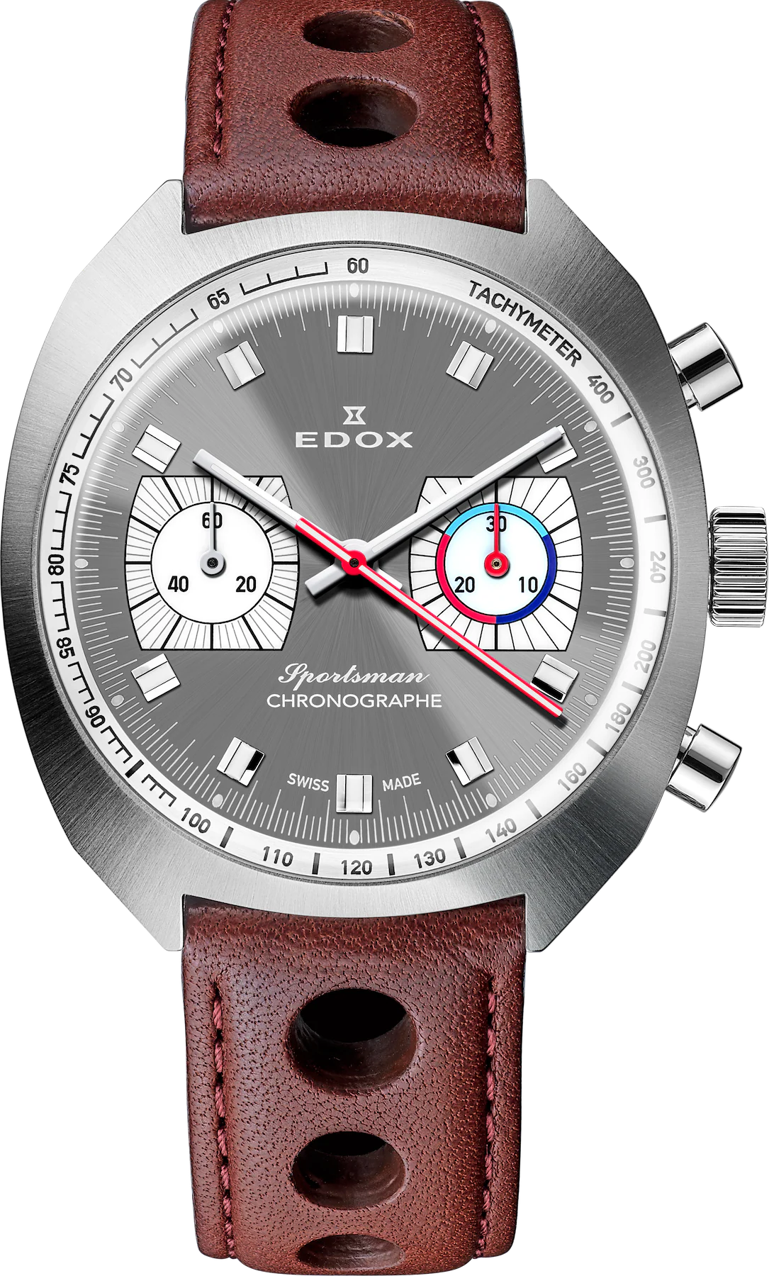 Edox Sportsman Chronographe Automatic Grey Limited Edition Watch - Image 2