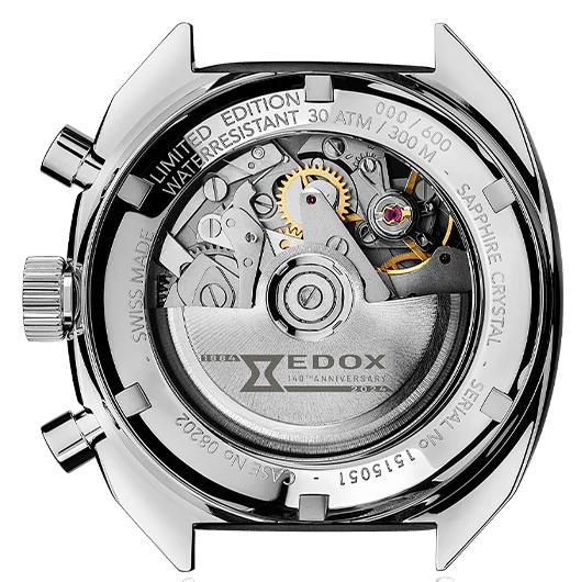Edox Sportsman Chronographe Automatic Grey Limited Edition Watch - Image 3