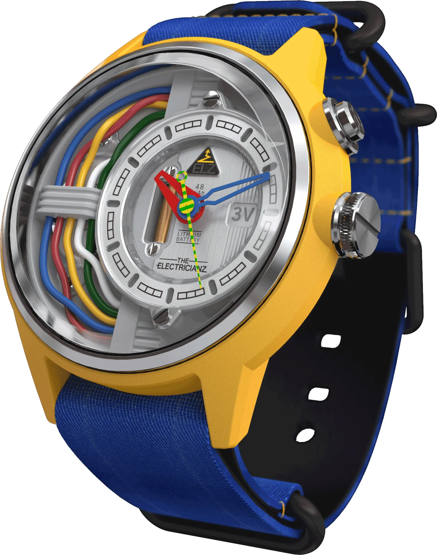 Electricianz Nylon Cable Z 45mm Blue Fabric - Image 5