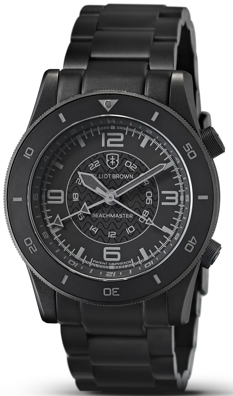 Elliot Brown Beachmaster Blackout Gunmetal Grey PVD Bracelet