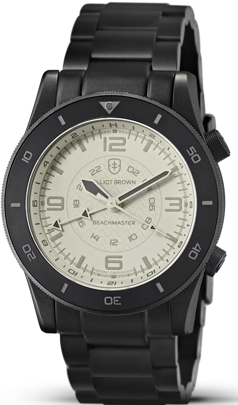 Elliot Brown Beachmaster Ghost Gunmetal Grey PVD Bracelet D