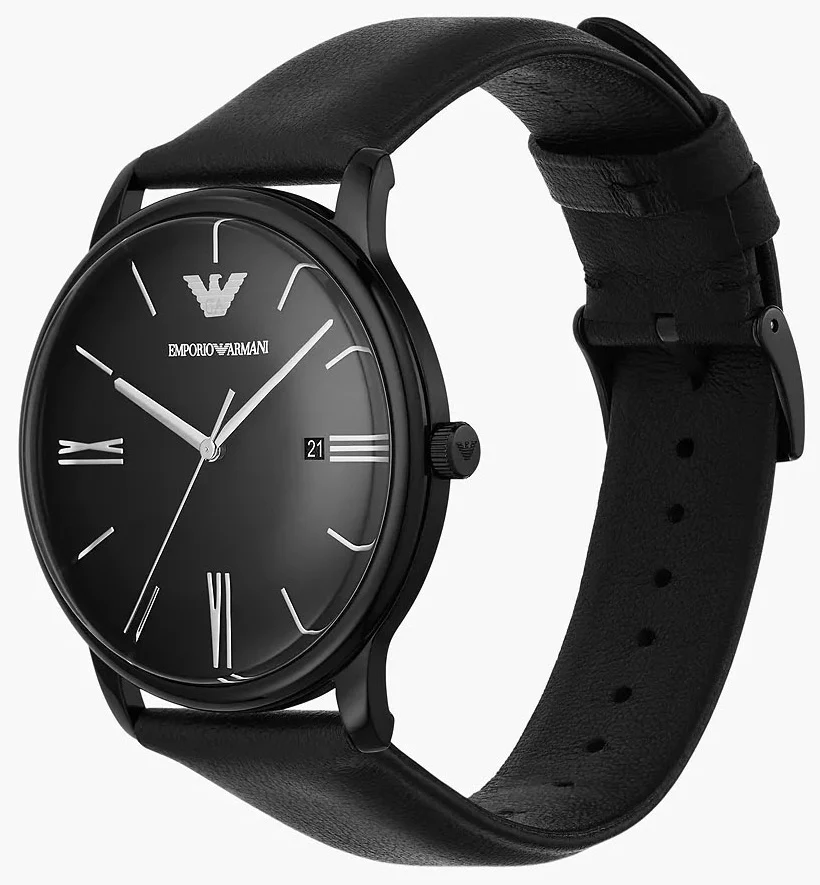 Emporio Armani Black Mens Watch - Image 2