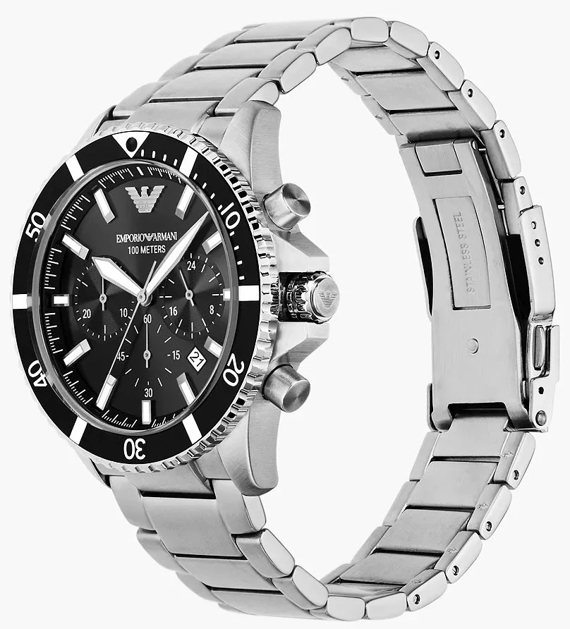 Emporio Armani Chronograph Mens Watch - Image 3