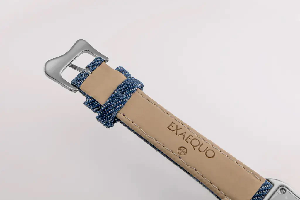 Exaequo Classic Melting SS 316L White Denim  Watch - Image 5