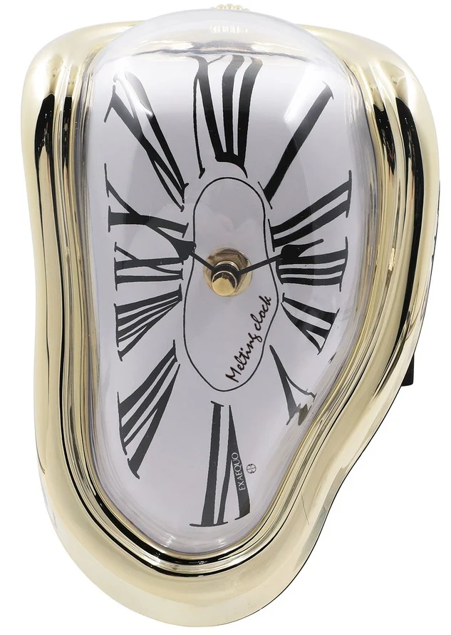 Exaequo Melting Clock ABS Gold Colour Case Watch