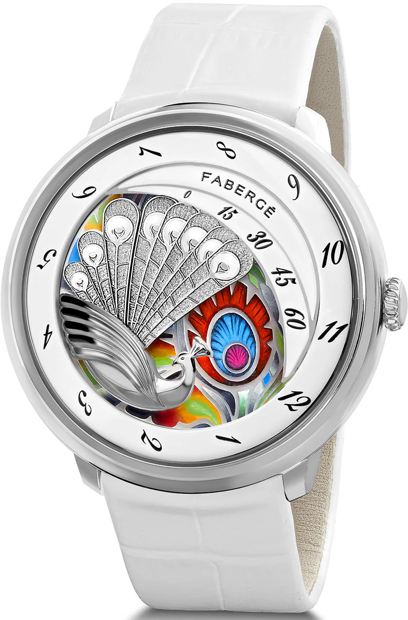 Faberge Compliquee Peacock Arte White Gold Limited Edition