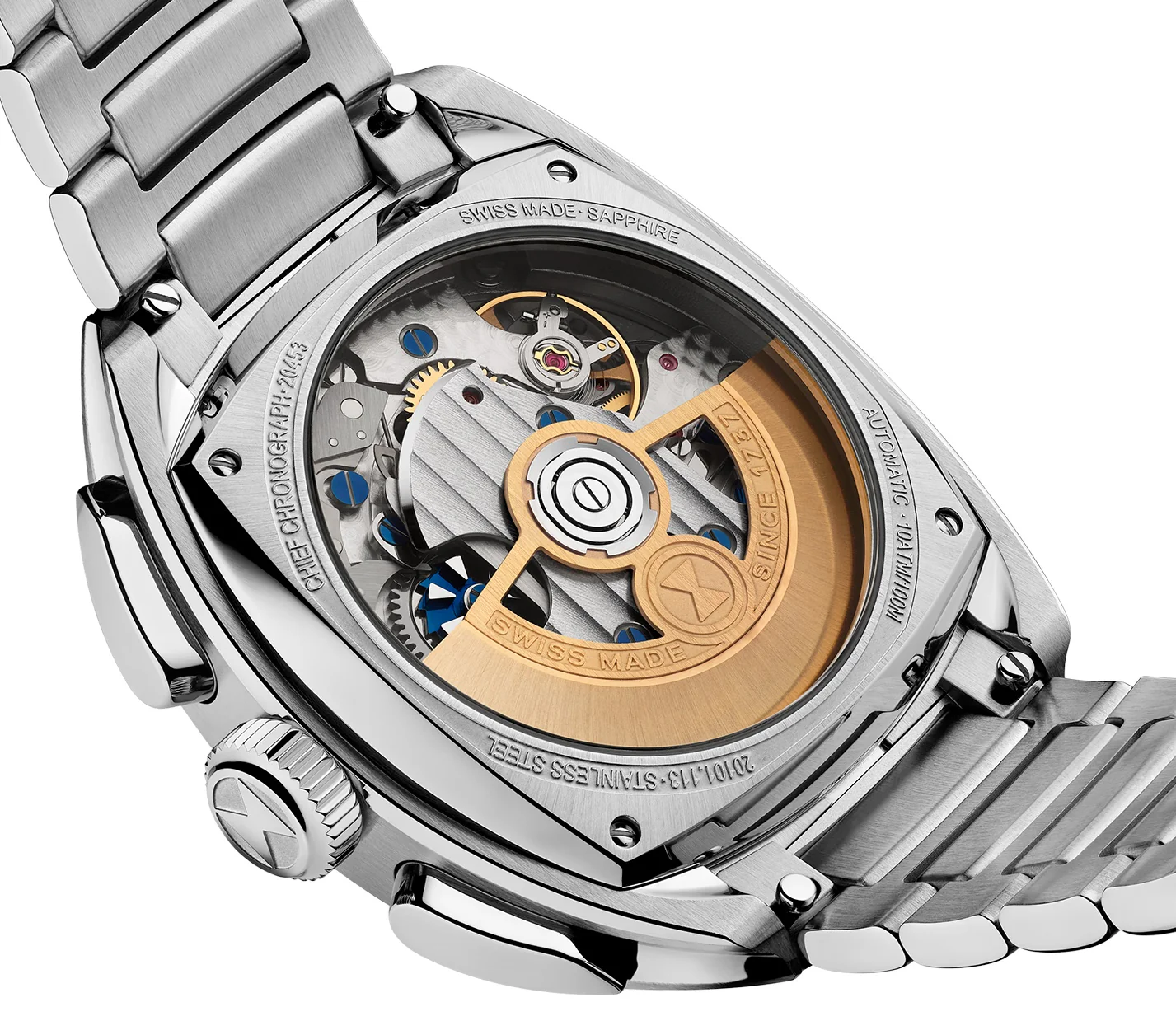Favre Leuba Chief Chronograph British Racing Green Watch - Image 3