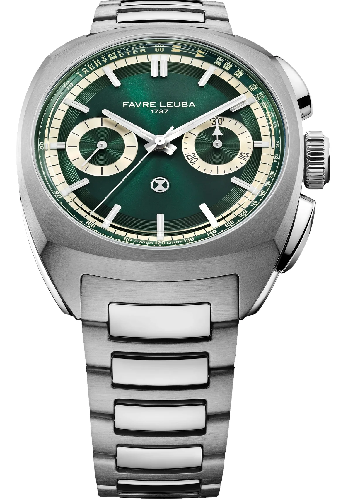 Favre Leuba Chief Chronograph British Racing Green Watch - Image 4