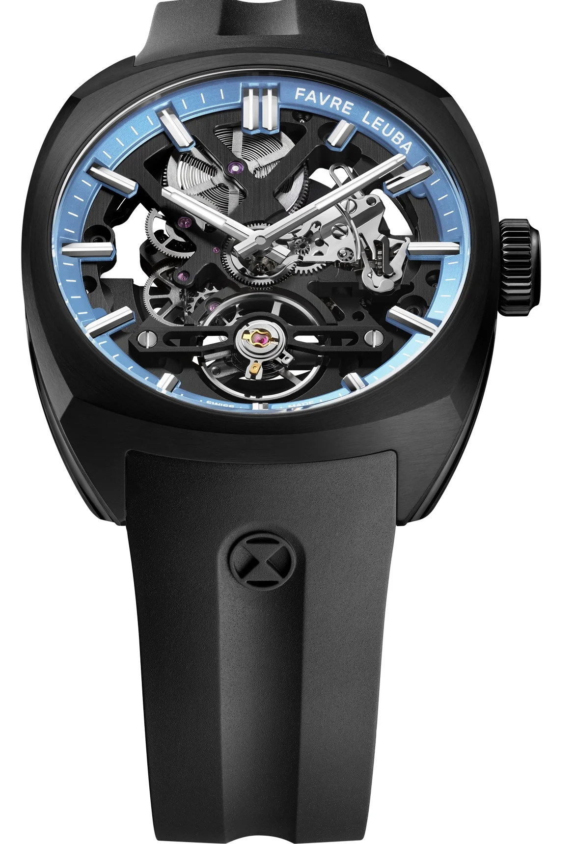 Favre Leuba Chief Skeleton Black DLC Watch - Image 3