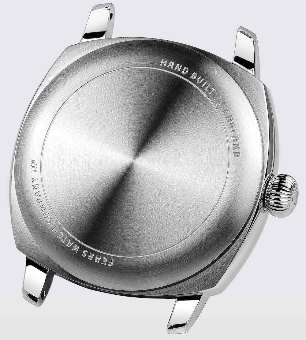 Fears Brunswick 40.5 Jump Hour Raven Black Bracelet Watch - Image 2
