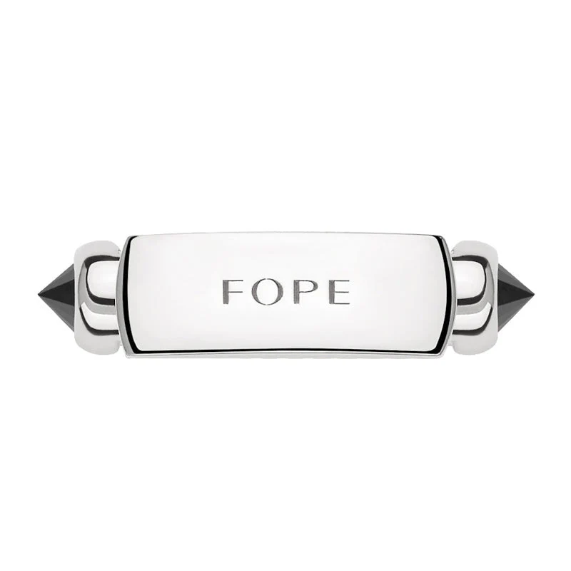 Fope Essentials 18ct White Gold Cufflinks - Image 5
