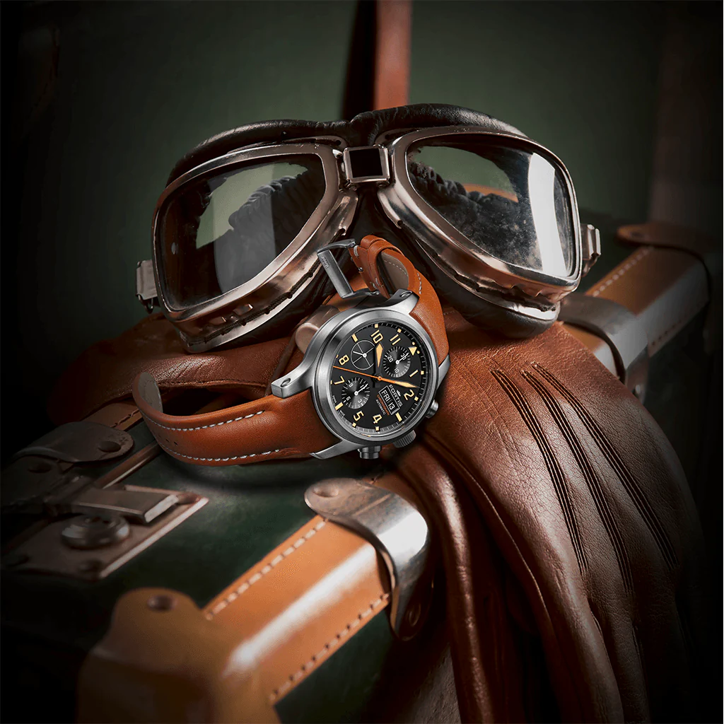 Fortis Watch Aeromaster Old Radium Chronograph - Image 6