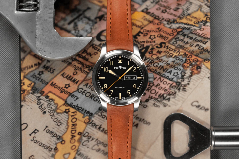 Fortis Watch Aeromaster Old Radium Day Date D - Image 8