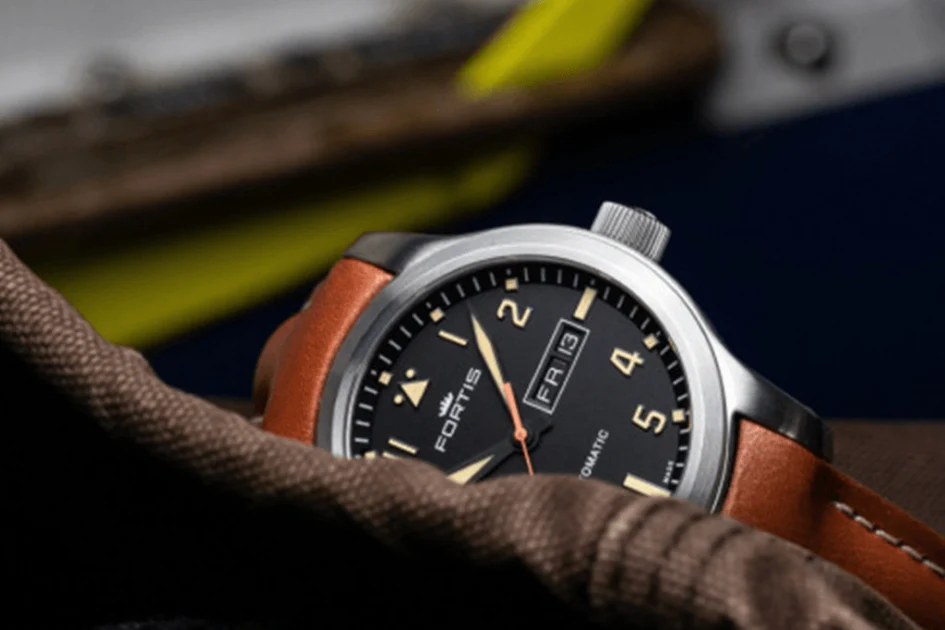 Fortis Watch Aeromaster Old Radium Day Date D - Image 9