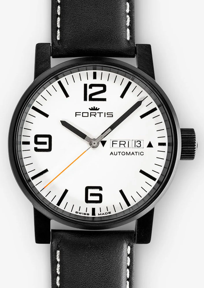 Fortis Watch Cosmonautis Spacematic Stealth White
