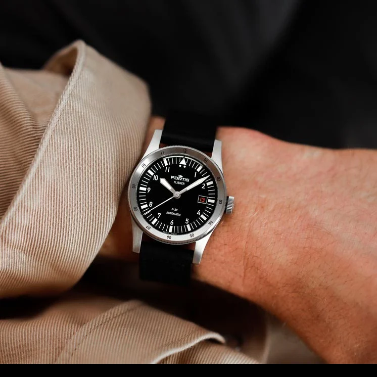 Fortis Flieger F-39 Automatic Black Watch - Image 2