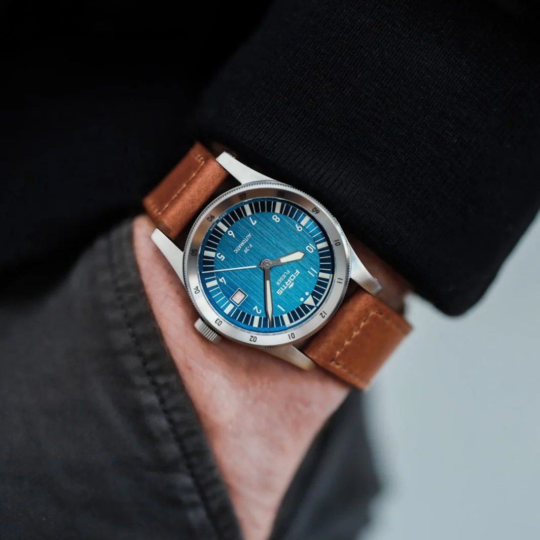 Fortis Flieger F-39 Automatic Liberty Blue Watch - Image 2